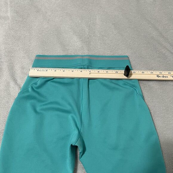 Adidas Leggings Womens XS Blue Aqua Athletic Workout Compression Vibrant Pants - Picture 6 of 7